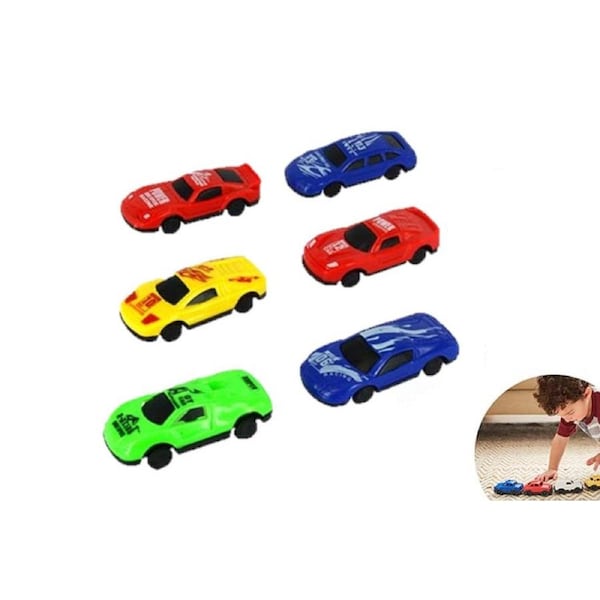 6pc Toy Racing Car Vehicle Model For Ages 3 Up Kids Gift