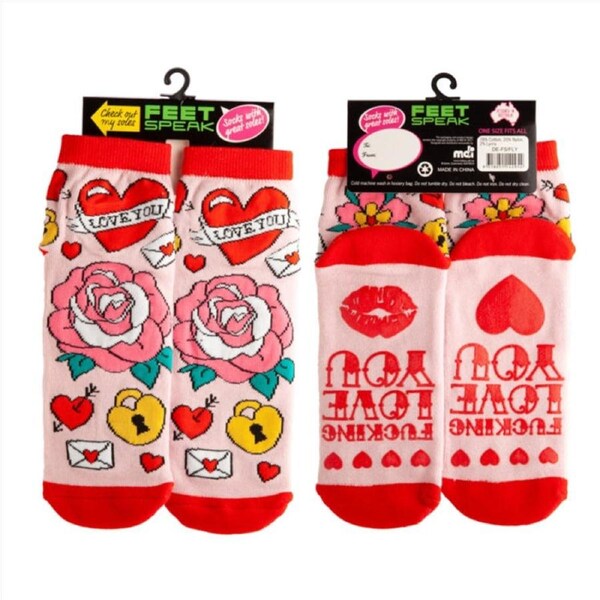 Fu*king Love You Feet Socks