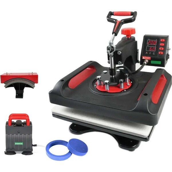 5 in 1 Combo Heat Press - DIY Hobby Craft Logo Transfer HVT Sublimation Printing