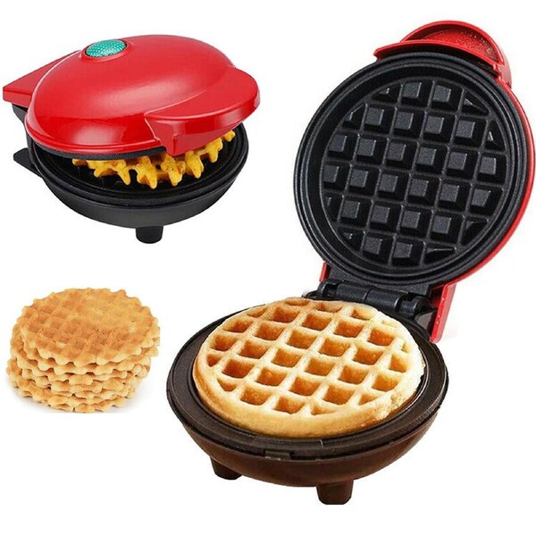 Mini Waffle Maker Non Stick Snacks Pancake Cake Breakfast Making Machine