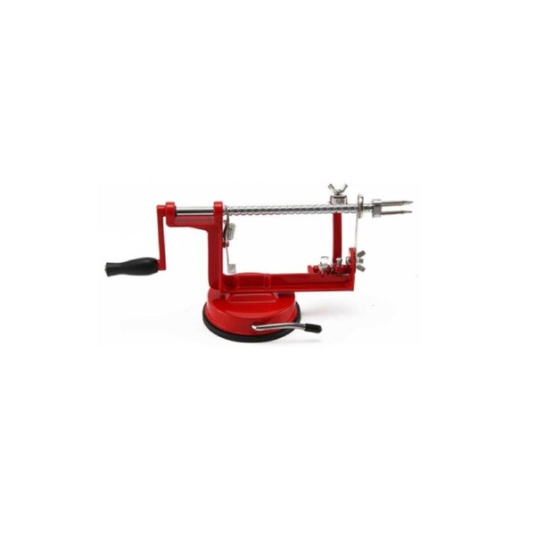 Kitchen Tool Apple Peeler Slinky Machine Fruit Cutter Slicer Corer 3 in 1 Red
