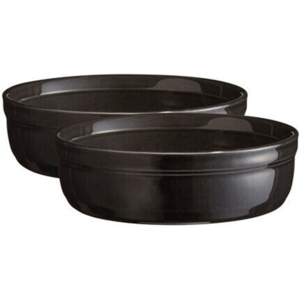 Emile Henry Creme Brulee Ramekin Set of 2 - Charcoal