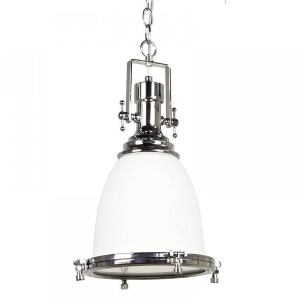 Gelo Classic Vintage Industrial Pendant Light Lamp Chain Cord - Clear Chrome.