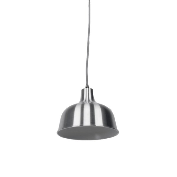 Danica Classic Dome Metal Cord Drop Pendant Light Lamp - Aluminium.