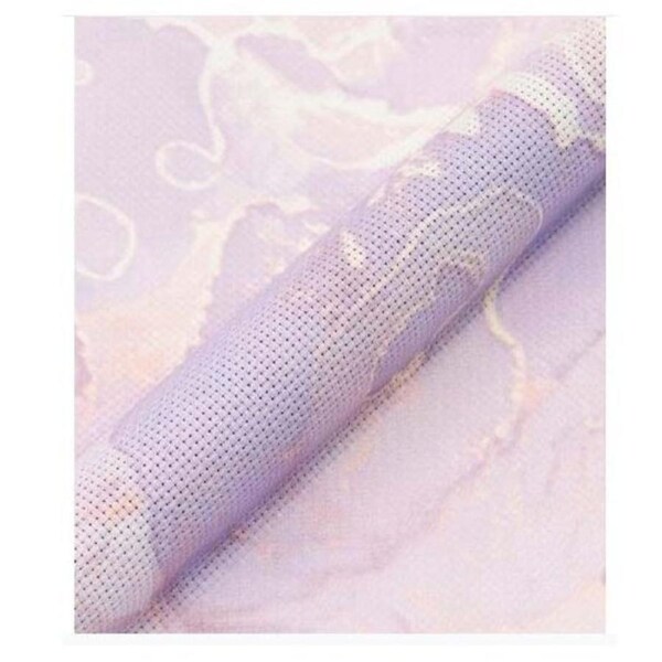 DMC Cross X Stitch Aida Cloth Amethyst 14ct Size 38x45cm Fabric Precut