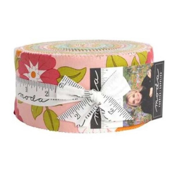Moda Quilting Jelly Roll Patchwork Flower Power 2.5 Inch Fabrics