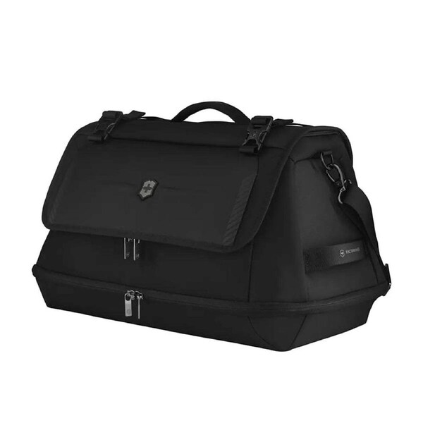 Victorinox Crosslight Duffel with Zippered Bottom Compartment - Black