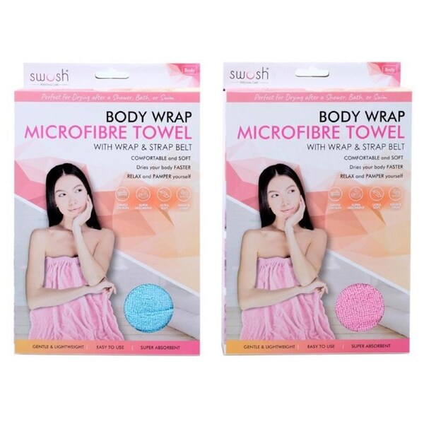 Ozoffer Body Wrap Towel Drying Wrap Quick Dry Super Absorbent Bath Spa Pool Soft
