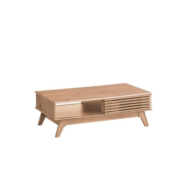 Clancy Coffee Table 2 Doors Oak