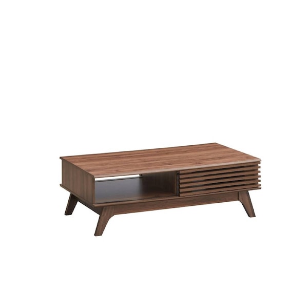 Clancy Coffee Table 2 Doors Walnut