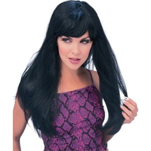Rubies Glamour Black Wig Hair Adult 5845 Halloween Party Headwear Accessory