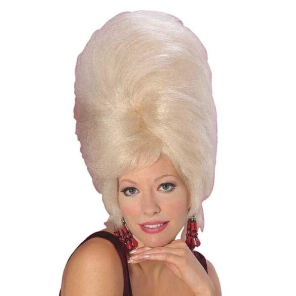 Bee Hive Blonde Wig Groovy Hair Dress Up Adult/Women Party Costume Accessory