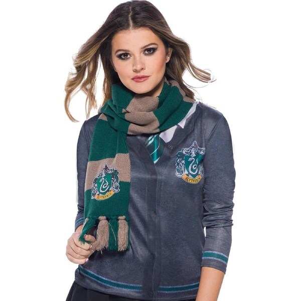Harry Potter Slytherin Deluxe Scarf Adult/Unisex One Size Halloween Costume