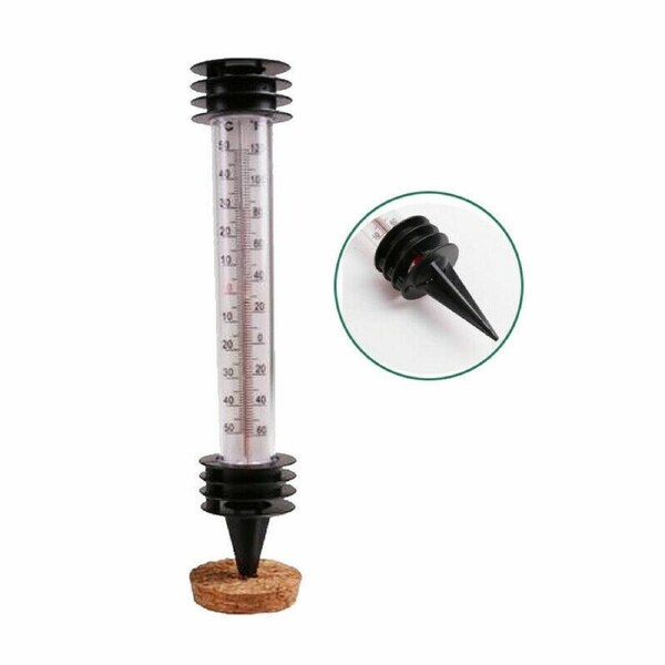 Garden Thermometer Maxima Minima White Durable Degrees Celsius Fahrenheit 1Pc