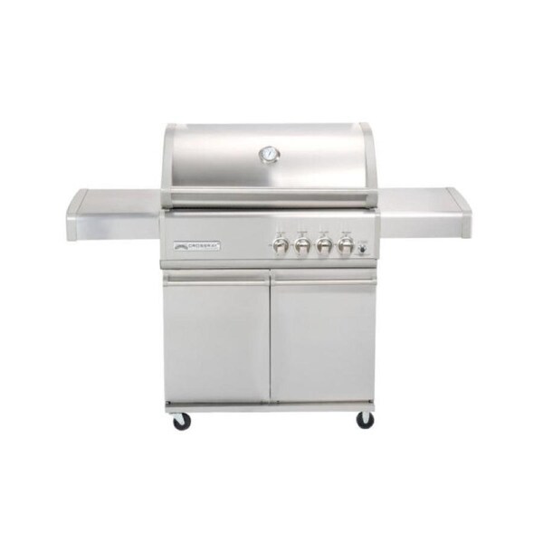 Crossray 4 Burner Gas 169cm Stainless Steel BBQ/Barbeque Outdoor Grill w/Trolley