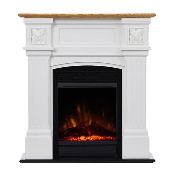 Dimplex 1500W/93cm Mini WindelSham Suite Electric Heater Fireplace w/Flame White