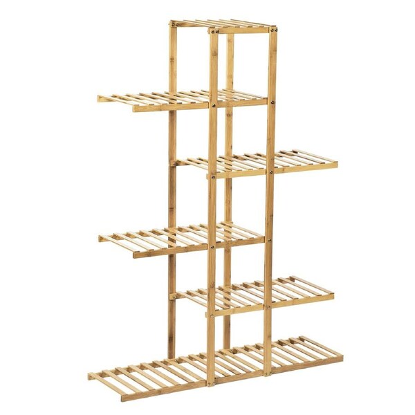 Cooper & Co. Anori Bamboo 6 Tier Home Decor Planter Shelf Display Stand 133cm