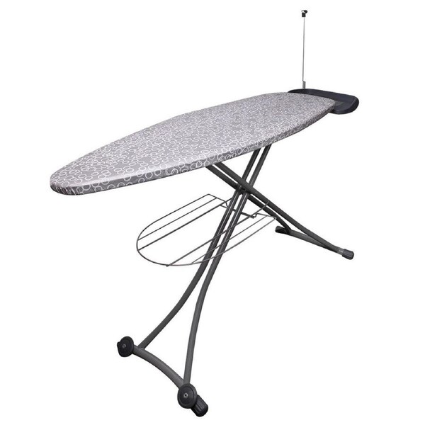Sabco 135cm Comfort Plus Folding Ironing Board Clothes/Laundry Iron Stand Grey
