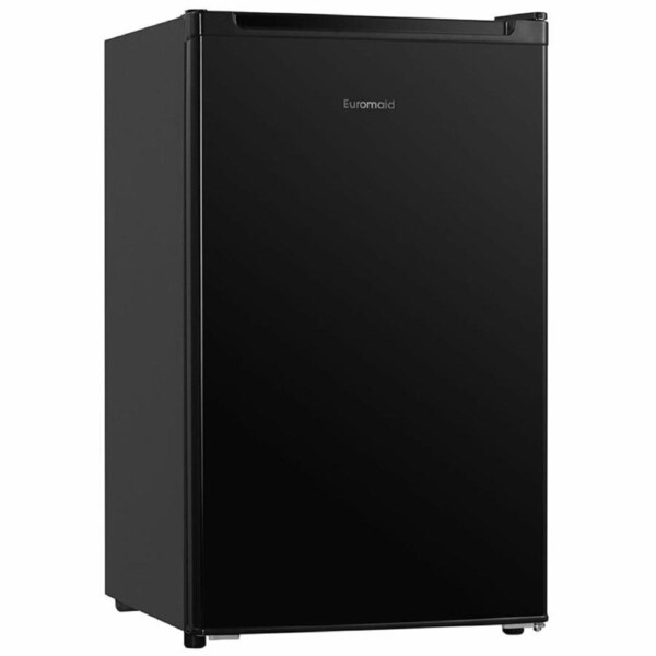 Euromaid 126L/83.8cm Bar Fridge/Refrigerator Drink/Bottle Cooler Freezer Black