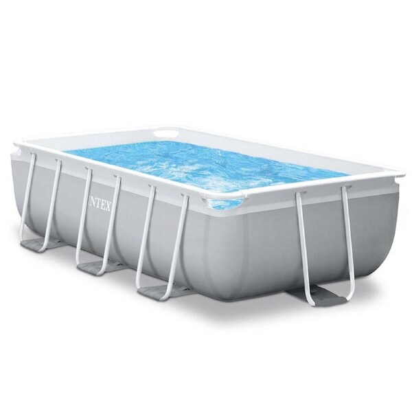 Intex Prism Frame Rectangular 300cm Above Ground Swimming Pool Set Kids/Adult