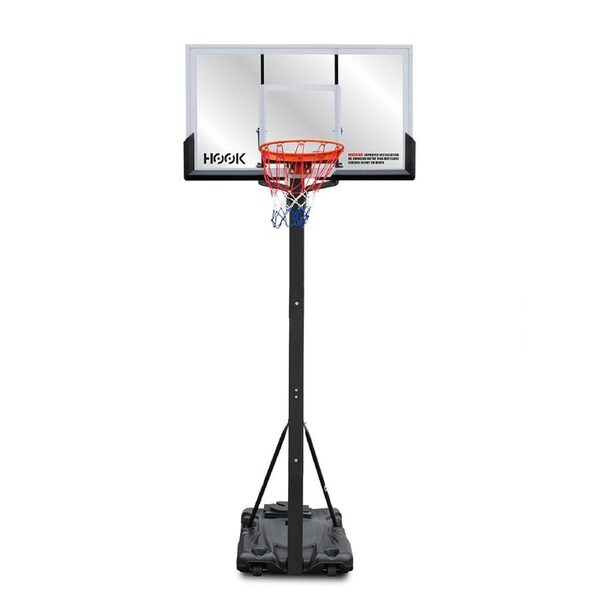 Hook 3.05m Breakaway Screw Jack Poly Basketball Hoop Adjustable System