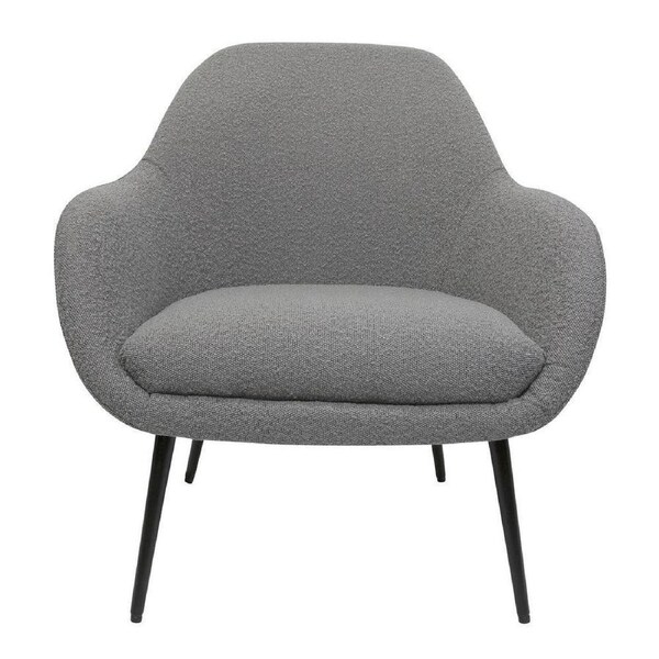 J.Elliot Nora 74x78cm Accent Chair/Seat Lounge Armchair Home Furniture Charcoal