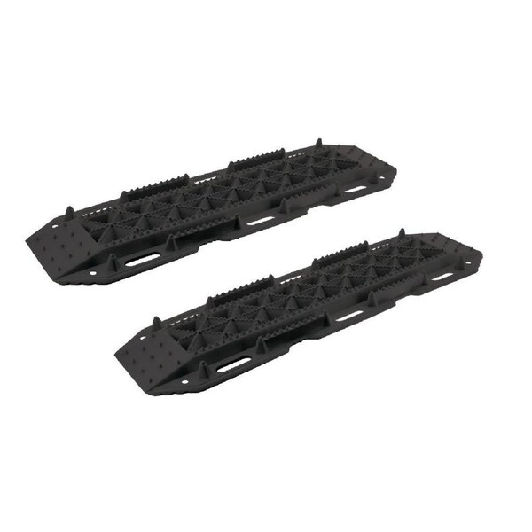 2pc Hulk 4x4 HU100B Offroad 4WD Sand/Mud/Snow Rescue/Recovery Tracks Nylon Black