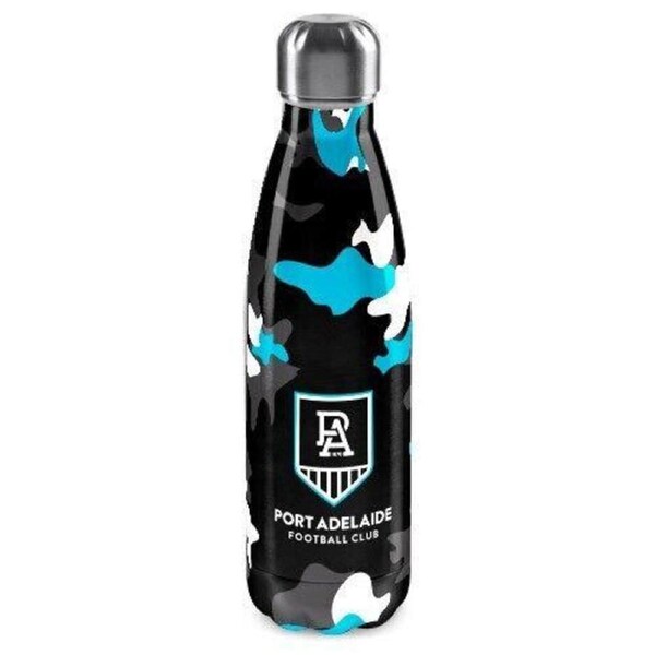 AFL Stainless Steel Wrap Water Bottle - Port Adelaide Power - 500mL