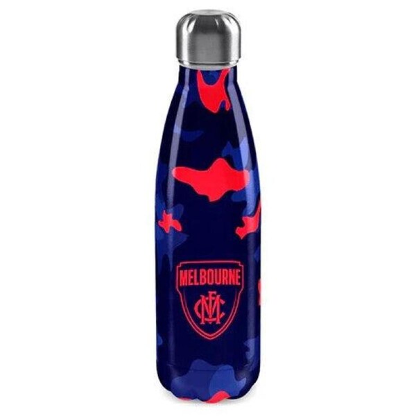 AFL Stainless Steel Wrap Water Bottle - Melbourne Demons - 500mL