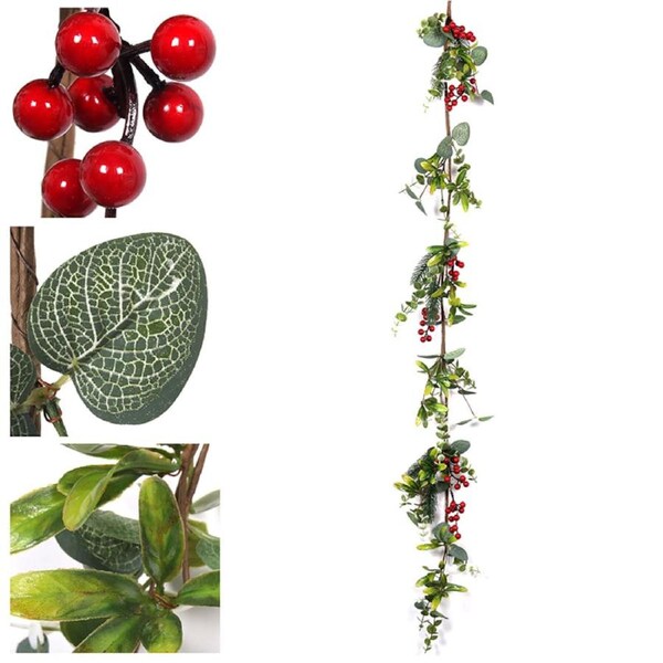 Red Berry Garland 130cm