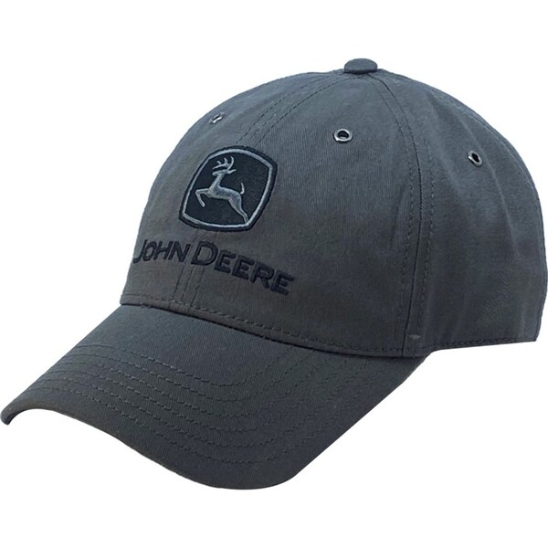 John Deere LP83266-JD Cotton Twill Cap/Hat Embroidered Logo Charcoal One Size