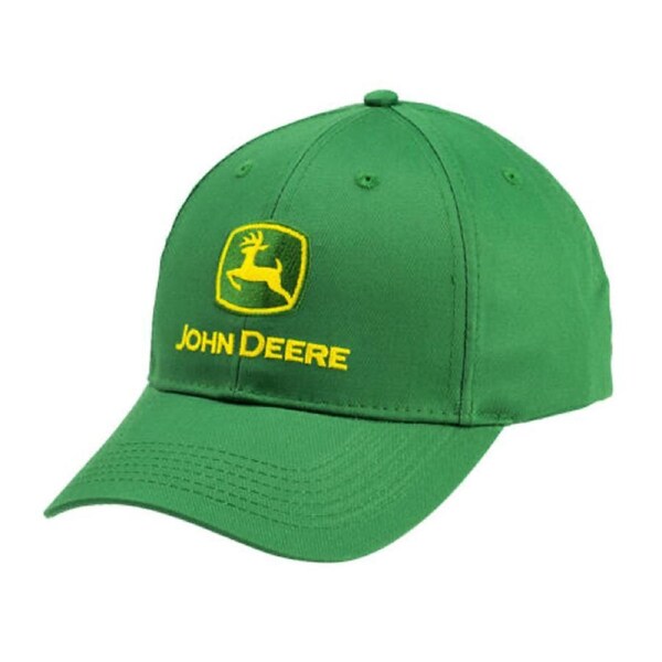 John Deere LP68752-JD Men's Logo Green Cap/Hat With Yellow Logo One Size