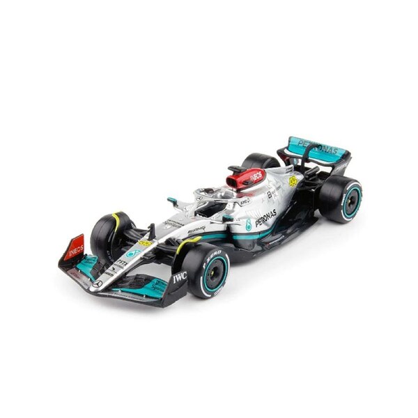 Bburago Licensed 1:43 Scale Mercedes AMG W13 Hamilton Race 2022 F-1 #44 Diecast Model Toy
