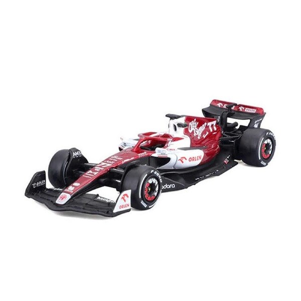 Bburago Licensed 1:43 Scale Race F-1 Alfa Romeo C42 #77 Bottas 2022 Diecast Model Toy