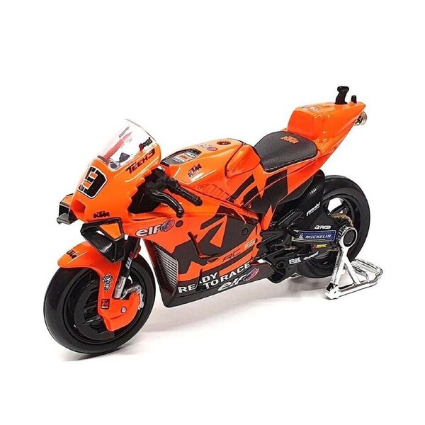 Maisto Licensed 1:18 Scale Moto GP Tech3 KTM Factory Petrucci 2021 Diecast Model Motorcycle