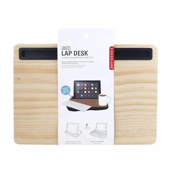 Kikkerland iBed Lap Desk Wood