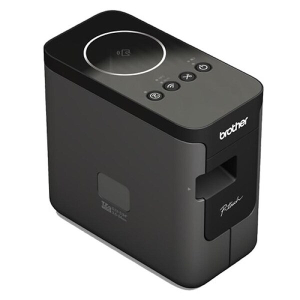 Brother PT-P750 P-Touch Machine, PLUG AND PRINT PC AND MAC CONNECTABLE LABELLER WITH WIRELESS CONNECTION AND NFC- 3.5-24MM TZE TAPE MODEL