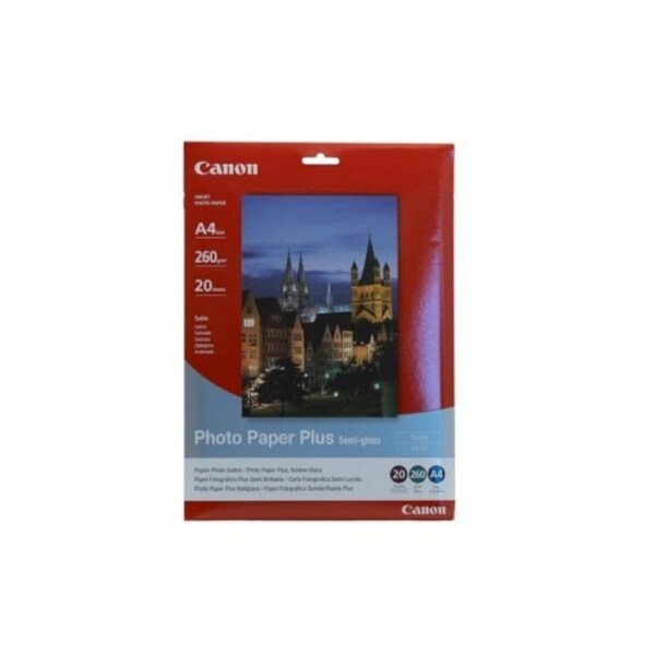 Canon Semi Gloss Photo Paper A4 20 Sheets 260gsm