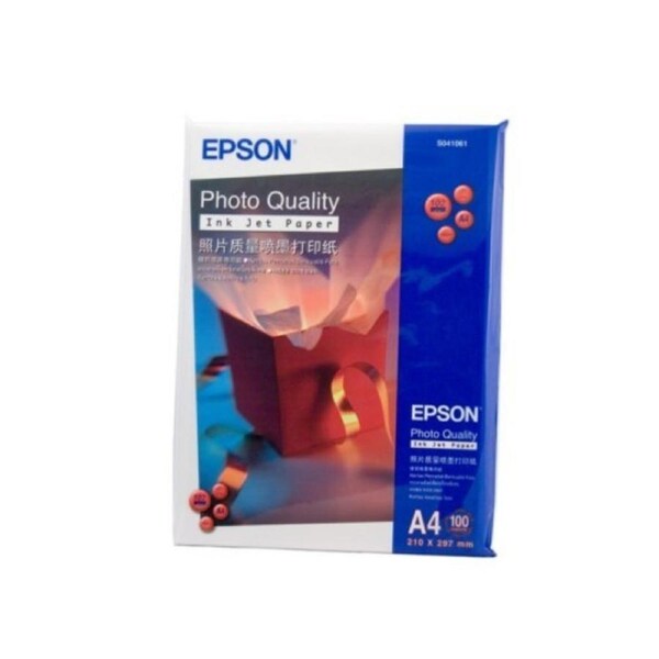 Epson Photo Quality Paper A4 100 Sheets 102gsm