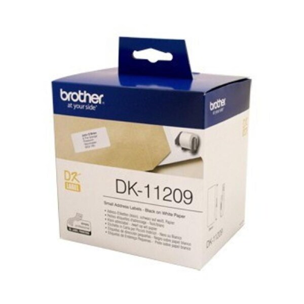 Brother DK-11209 White Label - 29mm x 62mm - 800 CON-Labels Per Roll