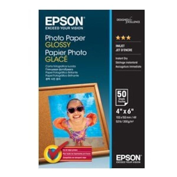 Epson Glossy Photo Paper 6 x 4 50 Sheets
