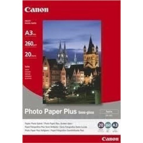 Canon Semi Gloss Photopaper A3 20 Sheets 260gsm