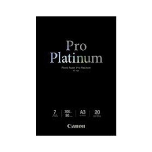 Canon Photo Paper Pro Platinum A3 20 Sheets - 300gsm