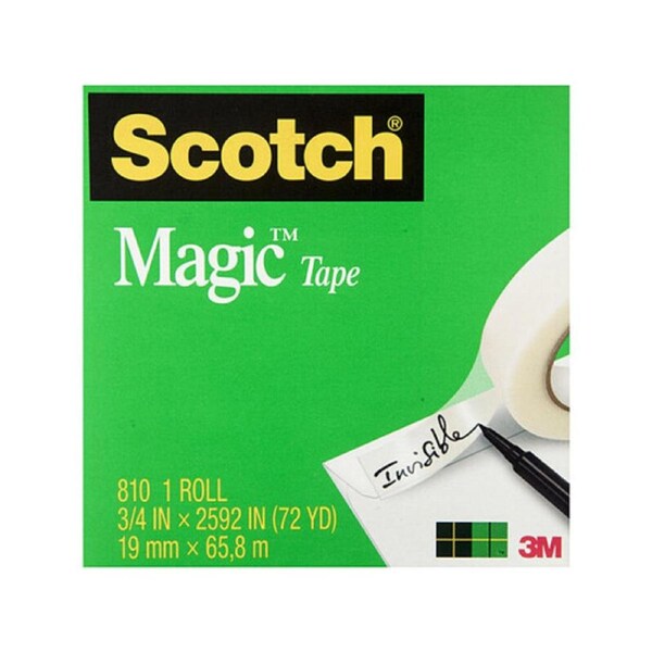 Scotch Magic Tape 810 19mm x 66M Boxed