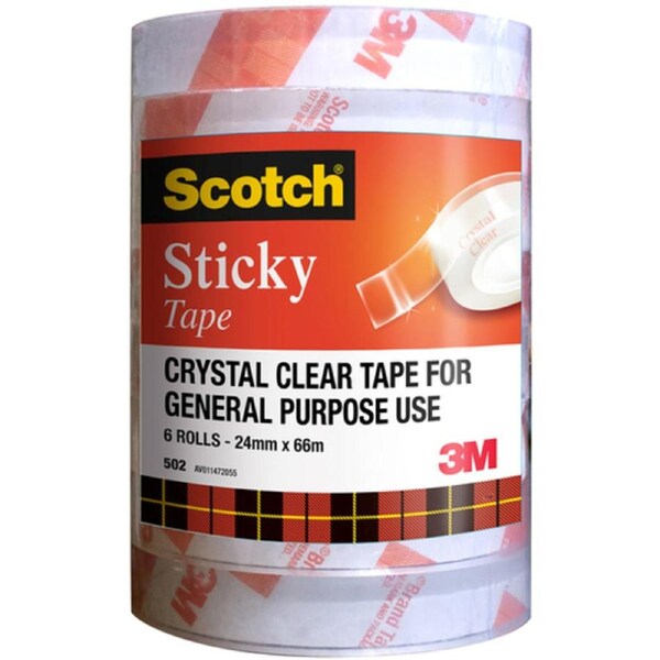 Scotch Sticky Tape 502 24mm x 66M Twr6