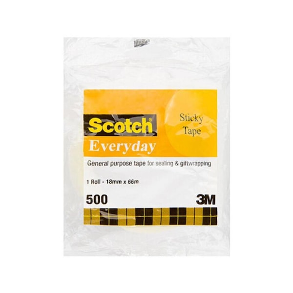 Scotch Sticky Tape 502 18mm x 66M Deltahl Pack 8
