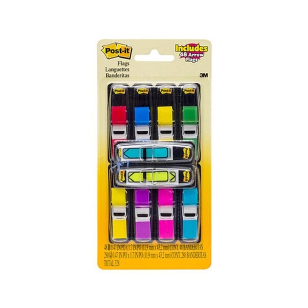 Post-It Flags 683-VAD1 Assorted Value Pack Pack 10