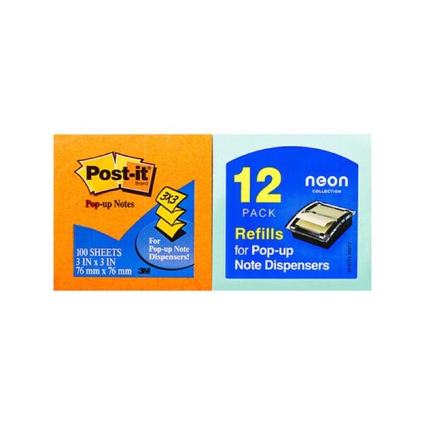 Post-It Note R330-N-ALT Pop-Up Capetown 75 x 75 Pack 12