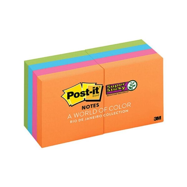 Post-It Note622-8SAU Super Sticky RDJ 45.7mm Pack 8