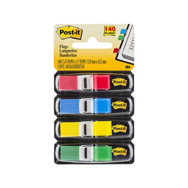 Post-It Flags 683-4 Mini 9.9 x 43.7mm Pack 4 Box 6